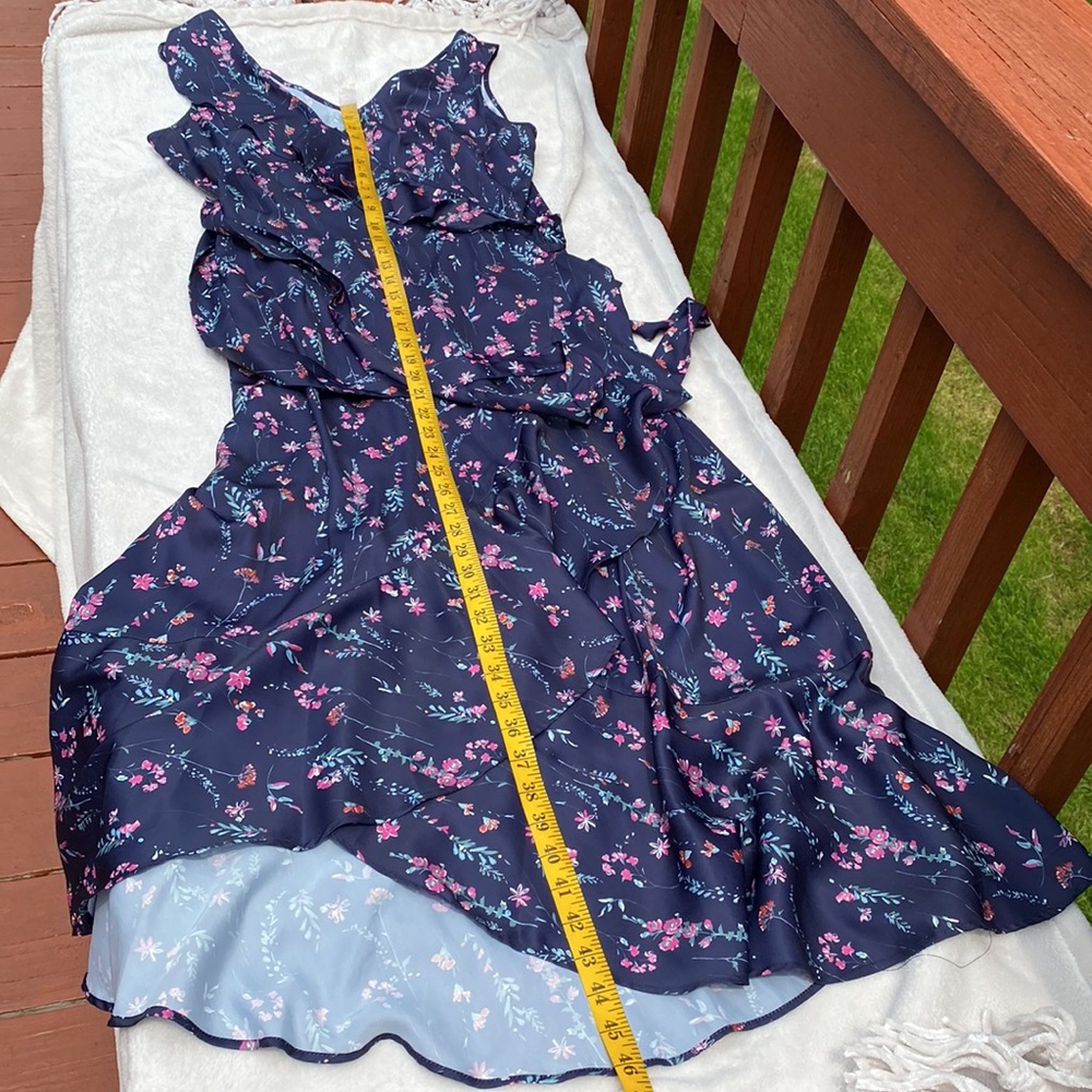NWT Ava and Aiden wrap dress, looks good on, see measurements in photos below. - Picture 6 of 9
